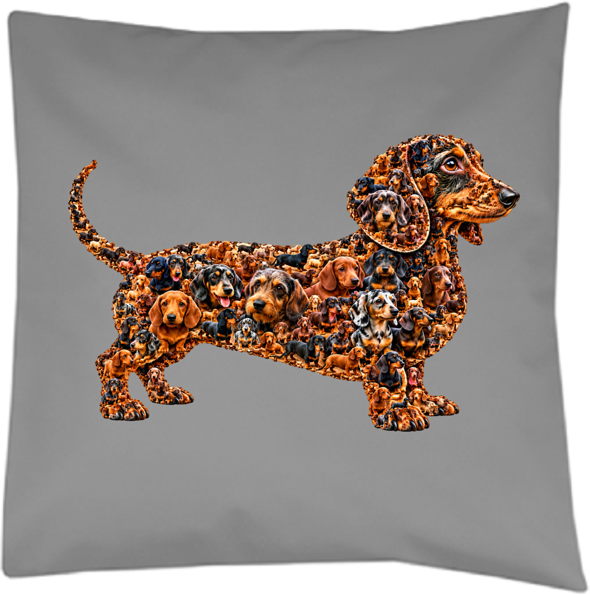 Originales CCRprint-Motivkissen mit Dackelmotiv
